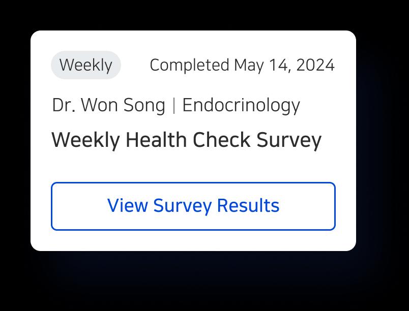 Weekly Survey